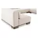 June Oatmeal Performance Fabric 5 Piece Modular U Shaped Sectional with Pillows