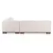June Oatmeal Performance Fabric 5 Piece Modular Corner Sectional with Pillows