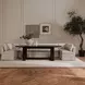 Fable Beige Upholstered Slipcover Dining Slipper Chair