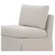 Fable Beige Upholstered Slipcover Dining Slipper Chair