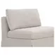 Fable Beige Upholstered Slipcover Dining Chair and Half