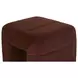 Verity Warm Brown Upholstered Stool