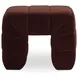 Verity Warm Brown Upholstered Stool
