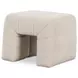 Verity Oatmeal Upholstered Stool