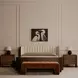 Verity Warm Brown Upholstered Bed Bench