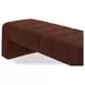 Verity Warm Brown Upholstered Bed Bench