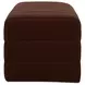 Verity Warm Brown Upholstered Bed Bench