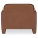 Leo Light Brown Upholstered Accent Chair