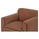 Leo Light Brown Upholstered Accent Chair