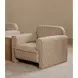Leo Taupe Upholstered Accent Chair
