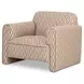 Leo Taupe Upholstered Accent Chair