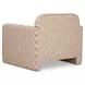 Leo Taupe Upholstered Accent Chair