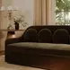 Rialto Dark Green 90" Sofa