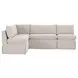 Fable Beige 4 Piece Modular Sectional