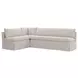 Fable Beige 3 Piece Modular Sectional