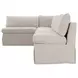 Fable Beige 4 Piece L Shape Modular Sectional with Sofa