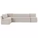 Fable Beige 4 Piece L Shape Modular Sectional with Sofa