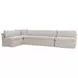 Fable Beige 4 Piece L Shape Modular Sectional