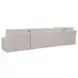 Fable Beige 4 Piece L Shape Modular Sectional