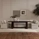 Fable Beige 5 Piece U Shape Modular Sectional with Sofa