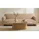 Leo Taupe And Beige Living Room Set