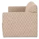 Leo Taupe And Beige Living Room Set