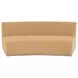 Naomi Golden Yellow Concave Modular 81" Sofa