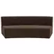 Naomi Dark Brown Concave Modular 81" Sofa