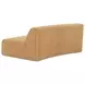 Naomi Golden Yellow Convex Modular 81" Sofa