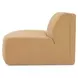 Naomi Golden Yellow Convex Modular 81" Sofa