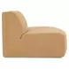 Naomi Golden Yellow Convex Modular 81" Sofa