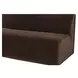 Naomi Dark Brown Convex Modular 81" Sofa