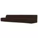 Naomi Dark Brown 2 Piece Wave Modular Sectional