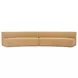Naomi Golden Yellow Concave Modular Sectional