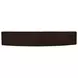 Naomi Dark Brown 2 Piece Concave Modular Sectional