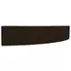 Naomi Dark Brown 2 Piece Concave Modular Sectional