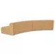 Naomi Golden Yellow 2 Piece Convex Modular Sectional