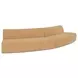 Naomi Golden Yellow 2 Piece Convex Modular Sectional