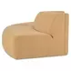 Naomi Golden Yellow 2 Piece Convex Modular Sectional