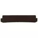 Naomi Dark Brown 2 Piece Convex Modular Sectional