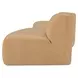 Naomi Golden Yellow 3 Piece Wave Modular Sectional