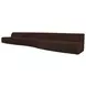 Naomi Dark Brown 3 Piece Wave Modular Sectional