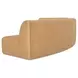 Naomi Golden Yellow 3 Piece Concave Modular Sectional
