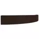 Naomi Dark Brown 3 Piece Concave Modular Sectional