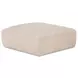 Matina Oatmeal Upholstered Square Ottoman