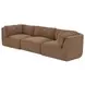 Matina Taupe 3 Piece Modular Sectional