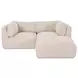 Matina Oatmeal Modular Nook Sectional