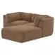 Matina Taupe 3 Piece Modular Nook Sectional