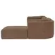 Matina Taupe 3 Piece Modular Nook Sectional