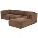 Matina Taupe 4 Piece Modular Lounge Sectional